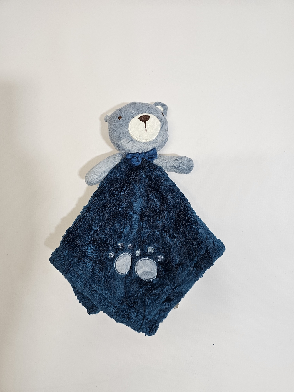 Lovey Plush Blue Bear Security Blanket - Cozy By Sandy & Simon